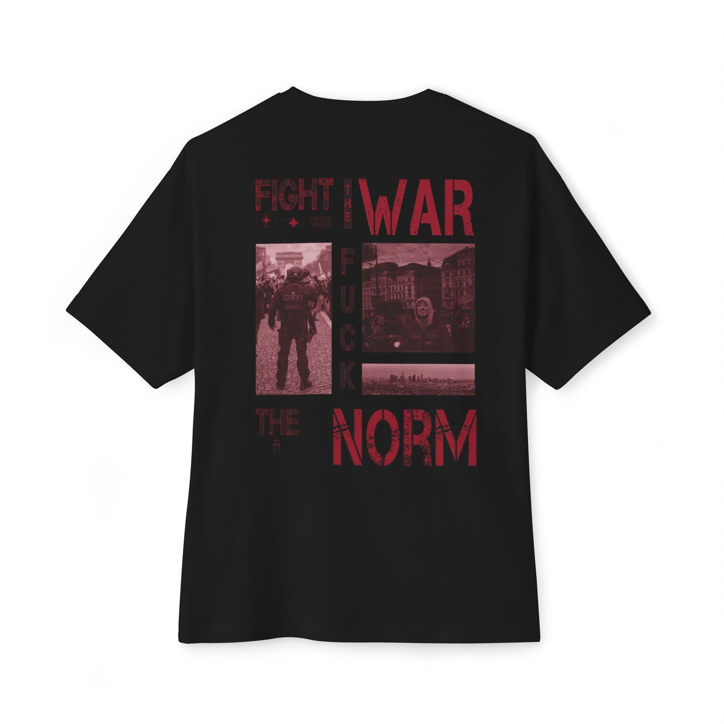 FIGHT THE WAR Oversized Tee