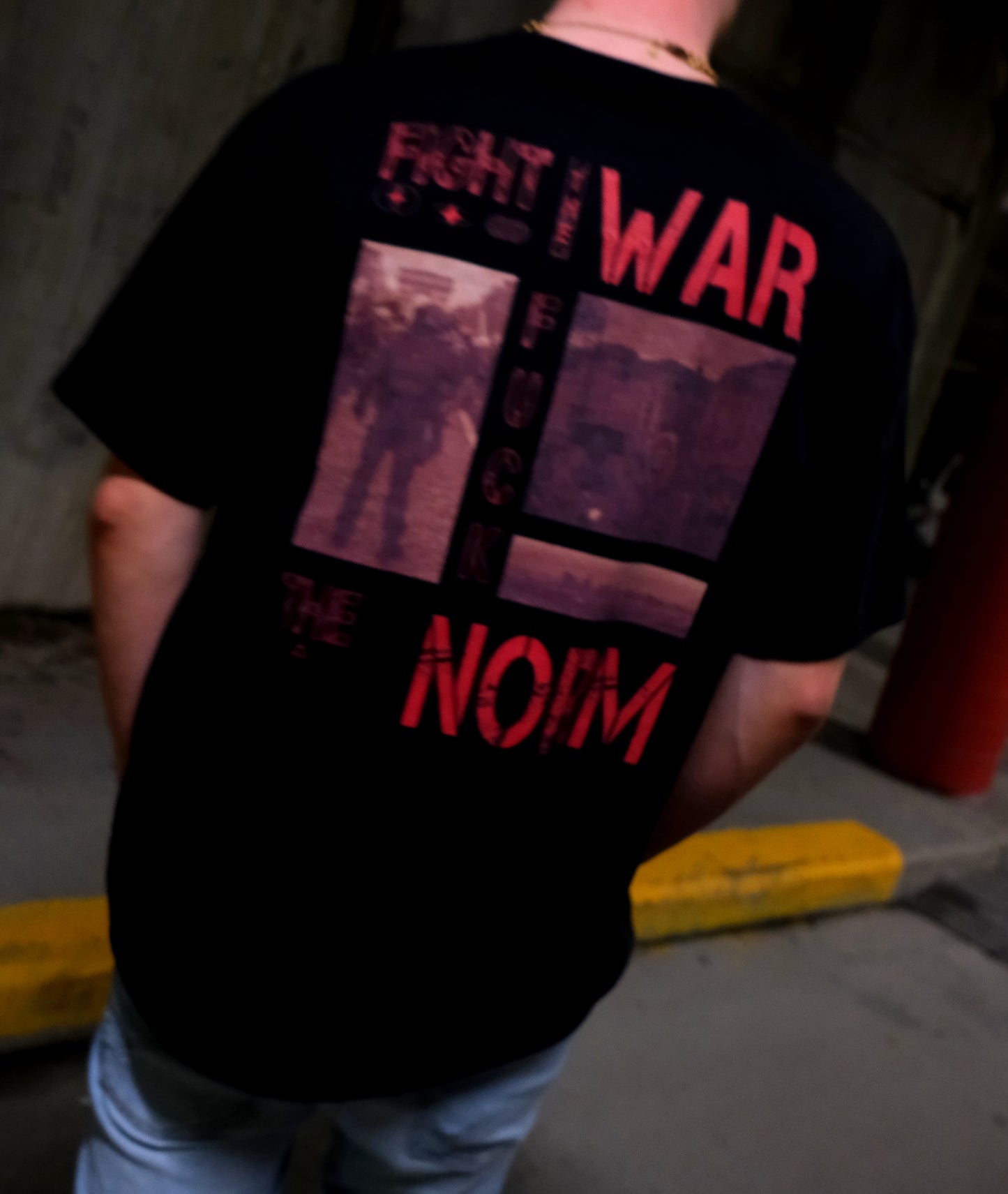 FIGHT THE WAR Oversized Tee