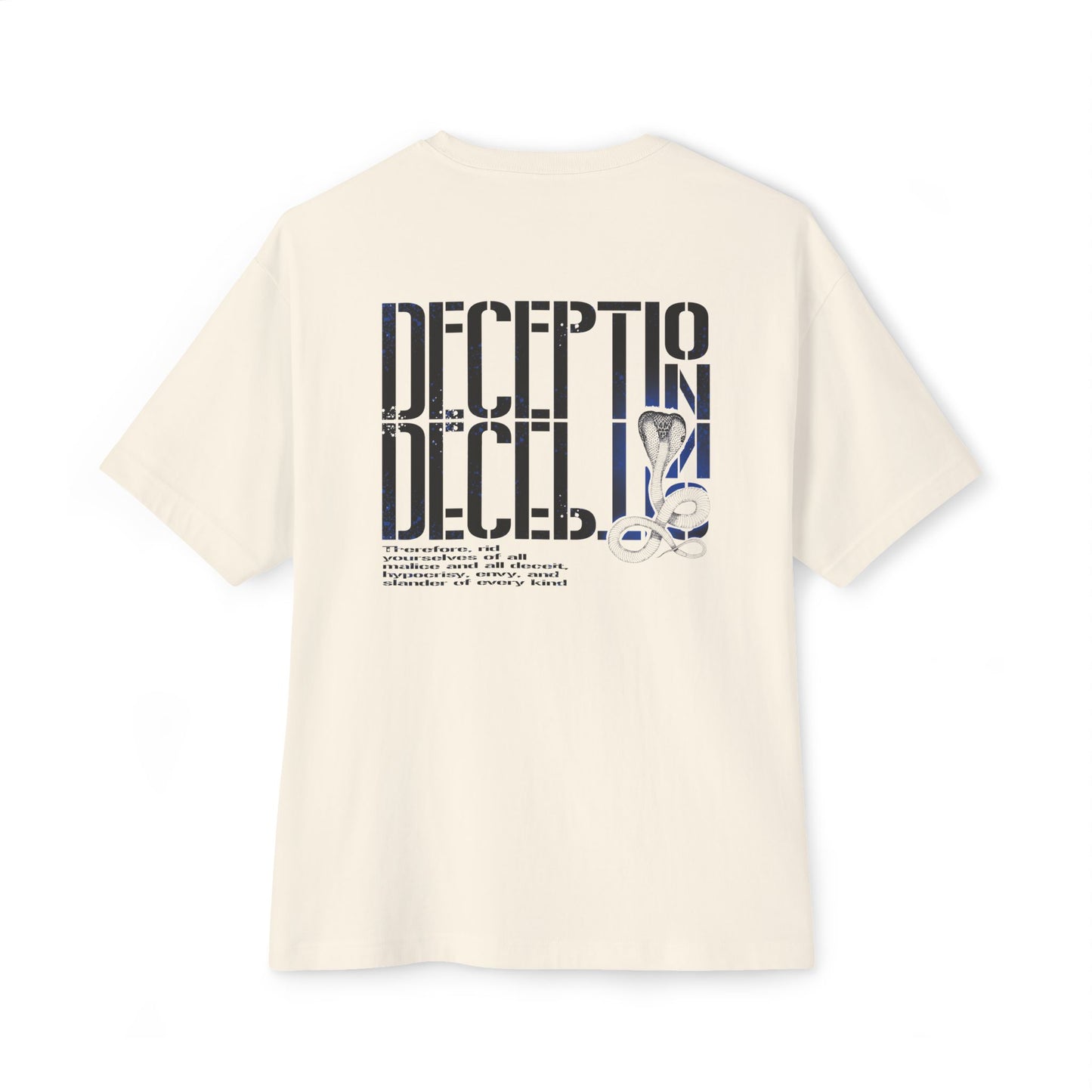 DECEPTION Oversized Tee