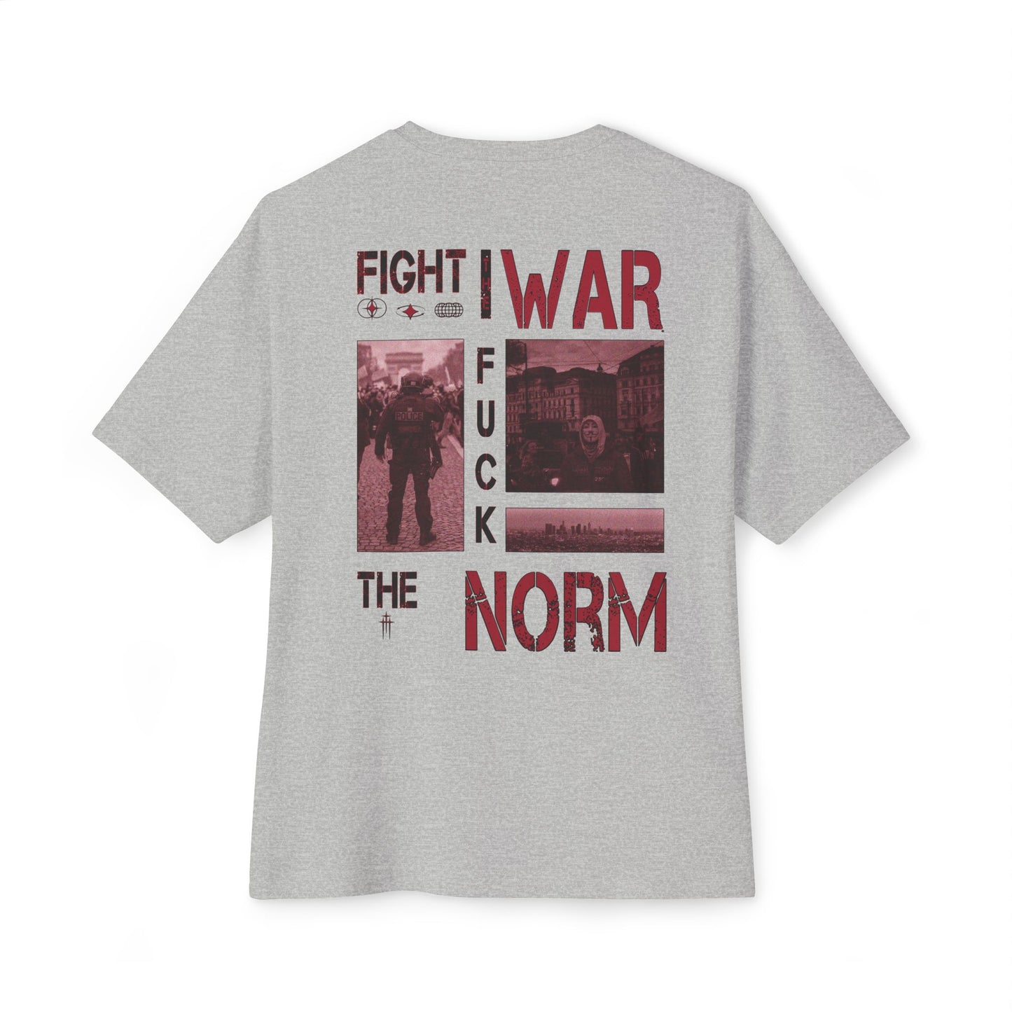 FIGHT THE WAR Oversized Tee
