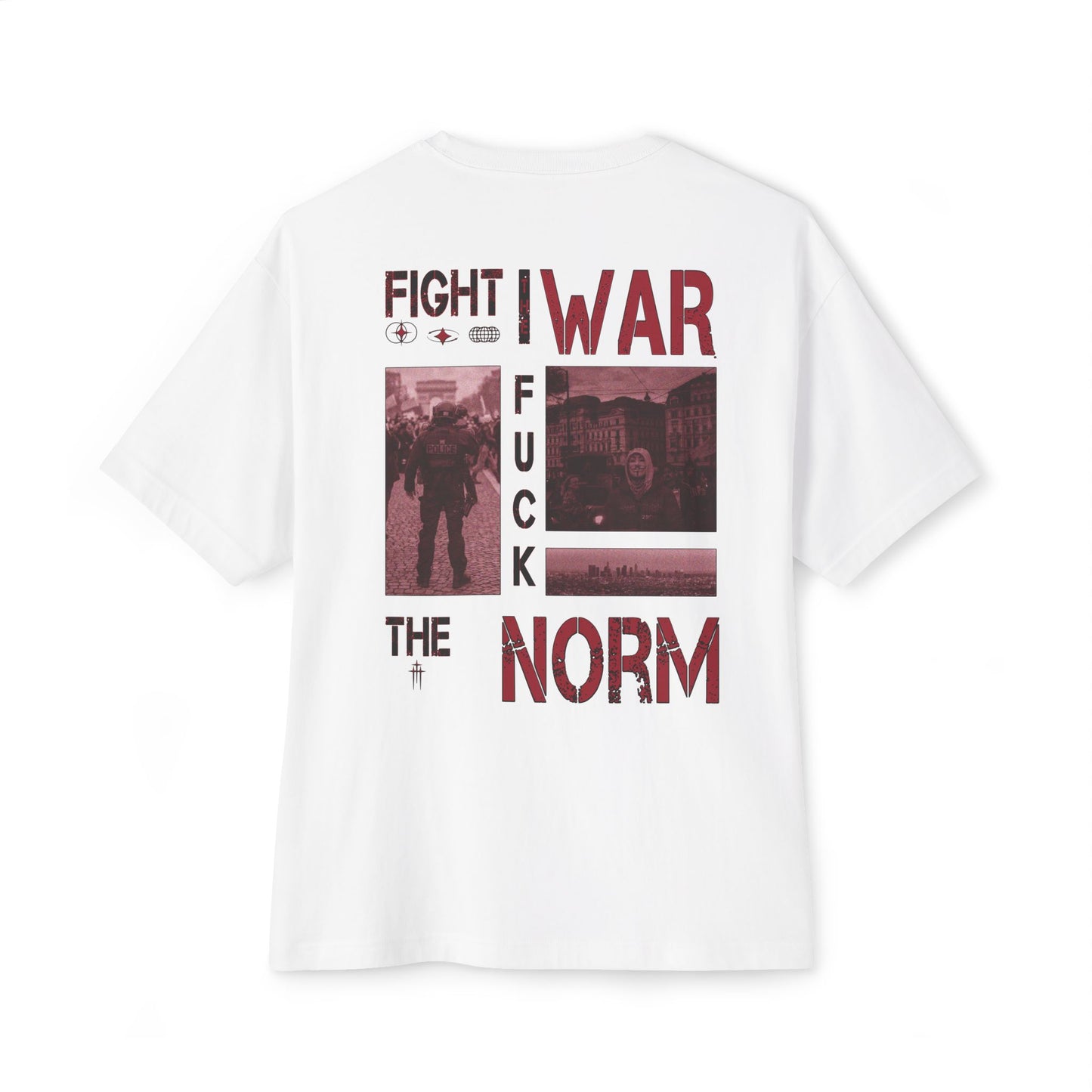 FIGHT THE WAR Oversized Tee